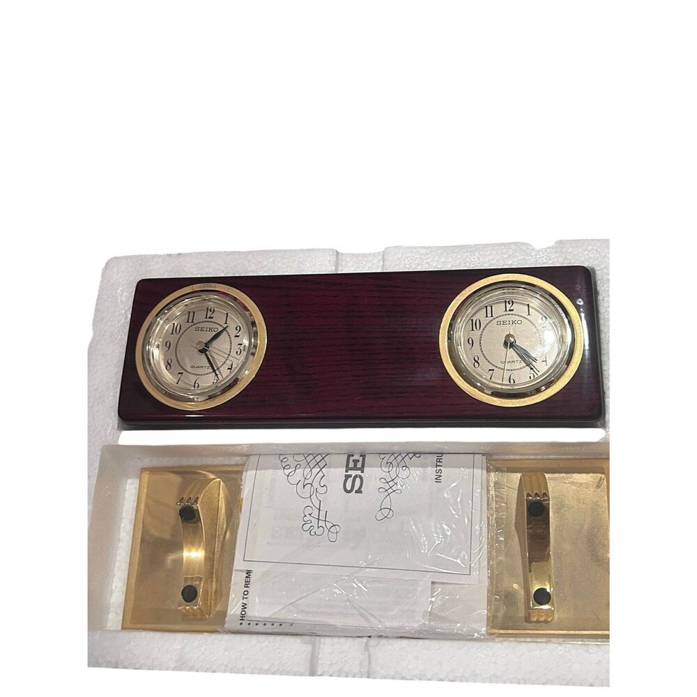 Seiko quartz dual-clock vintage Brand New